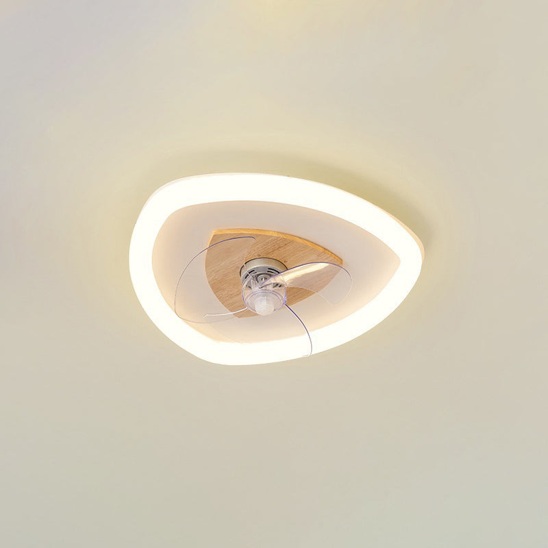 Modern Art Deco Pentagram Aluminum Flush
