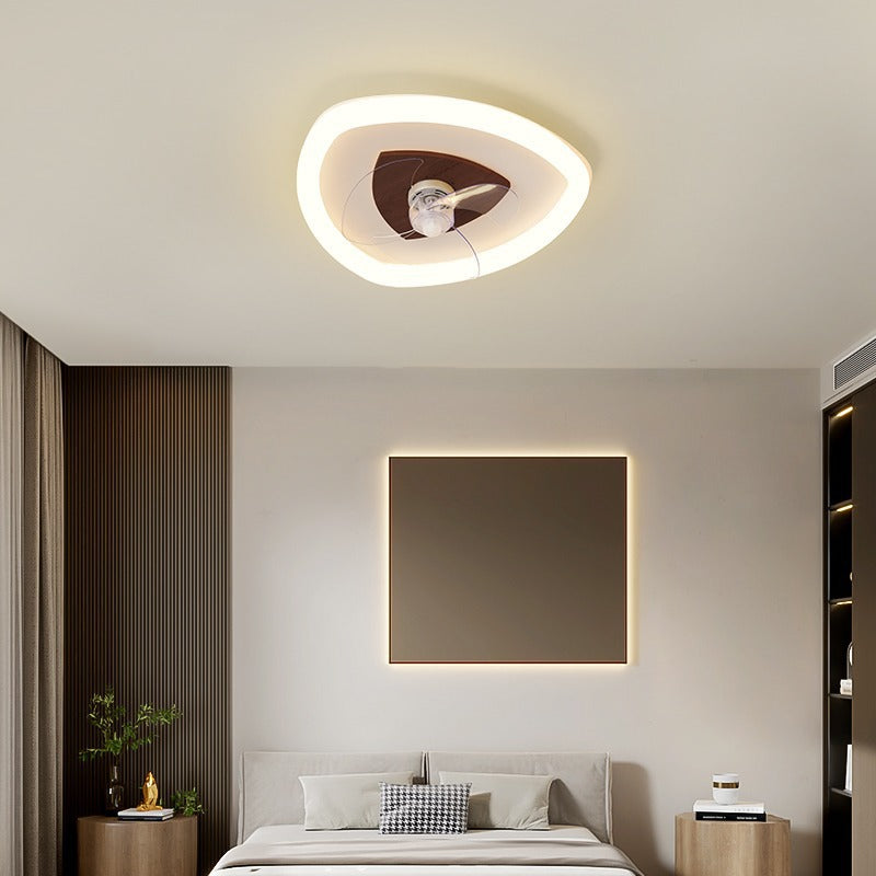 Modern Art Deco Pentagram Aluminum Flush