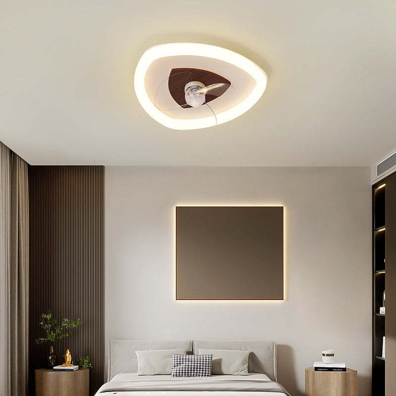 Modern Art Deco Pentagram Aluminum Flush