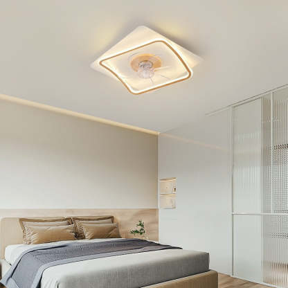 Modern Art Deco Pentagram Aluminum Flush