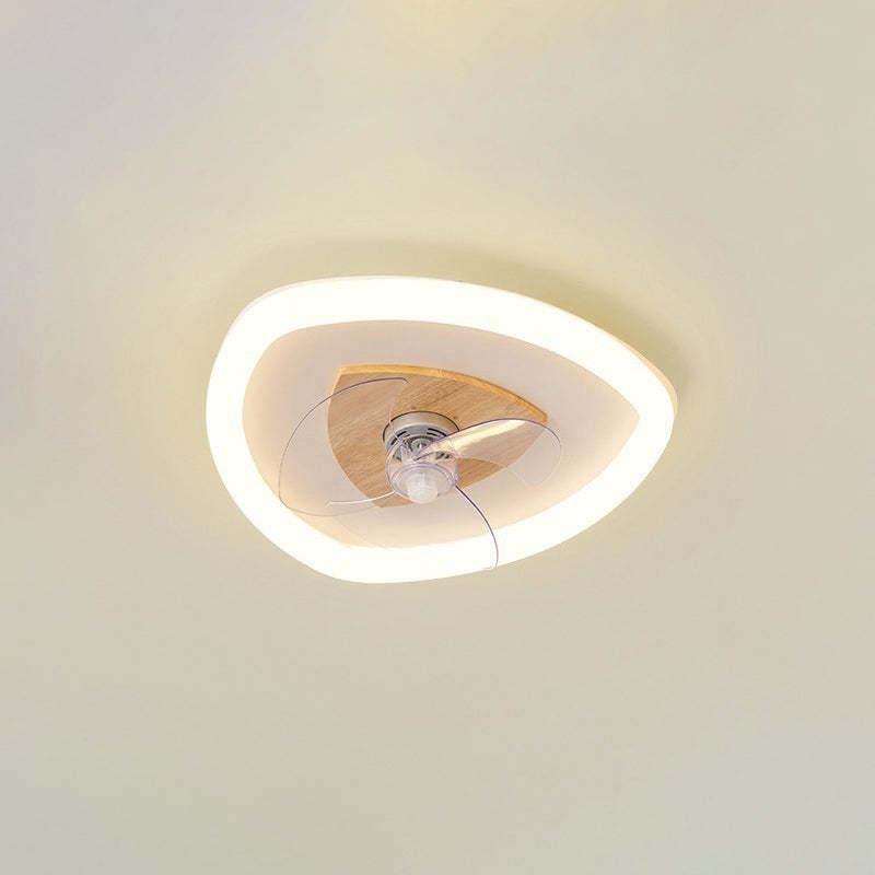 Modern Art Deco Pentagram Aluminum Flush