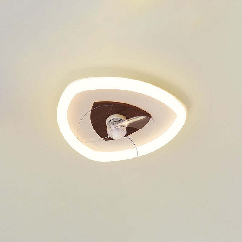 Modern Art Deco Pentagram Aluminum Flush