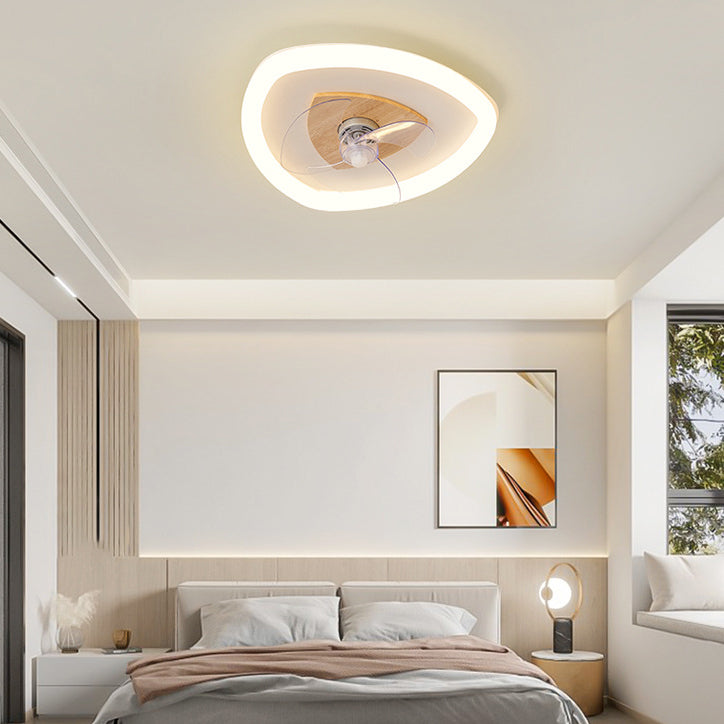Modern Art Deco Pentagram Aluminum Flush