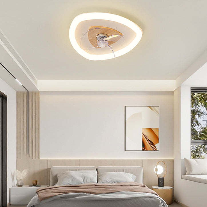 Modern Art Deco Pentagram Aluminum Flush