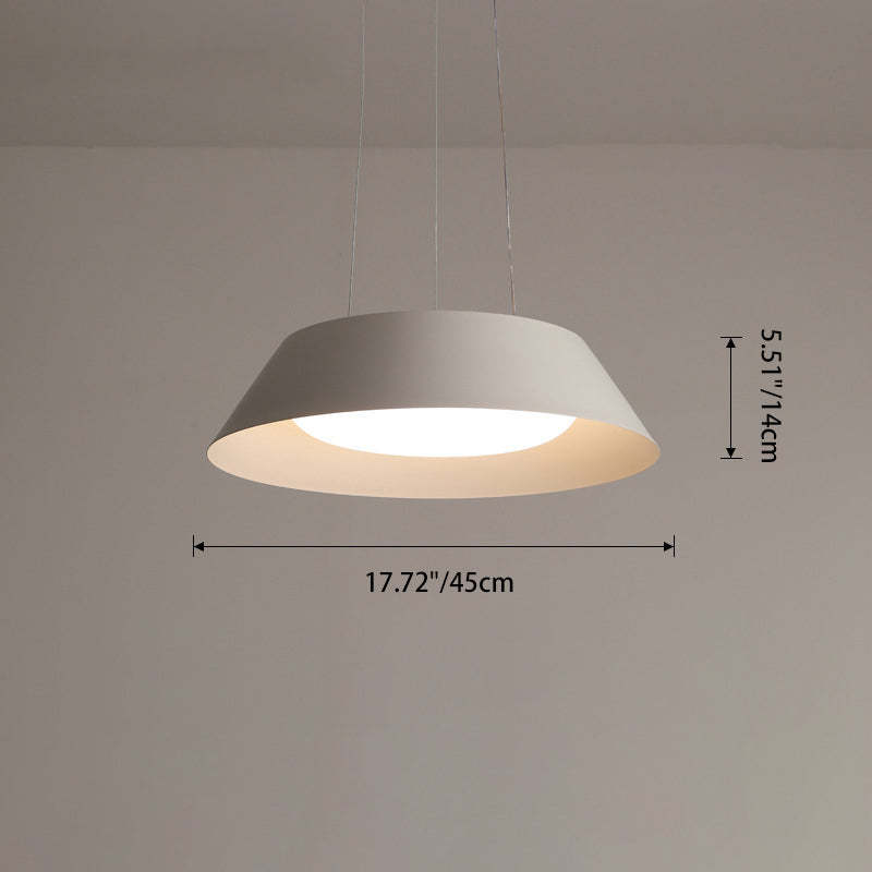 Modern Bowl Round Iron LED Chandelier