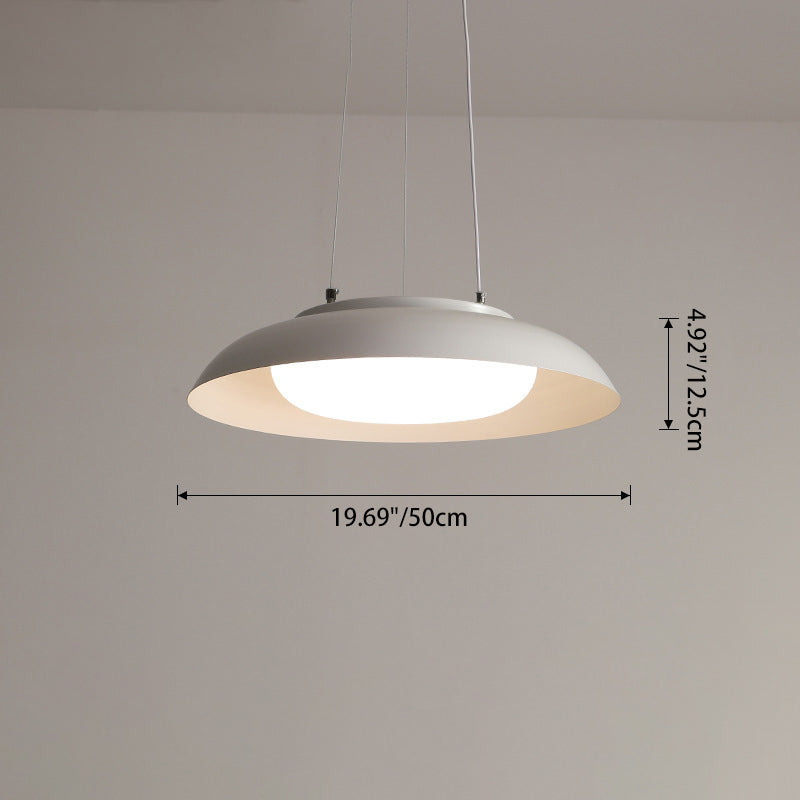 Modern Bowl Round Iron LED Chandelier
