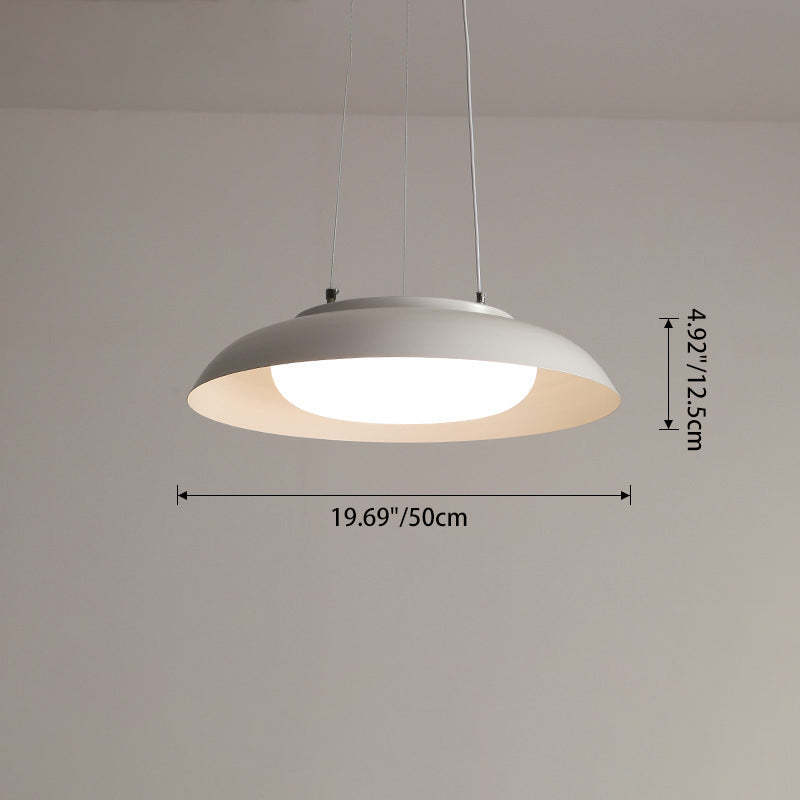 Modern Bowl Round Iron LED Chandelier