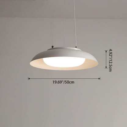 Modern Bowl Round Iron LED Chandelier