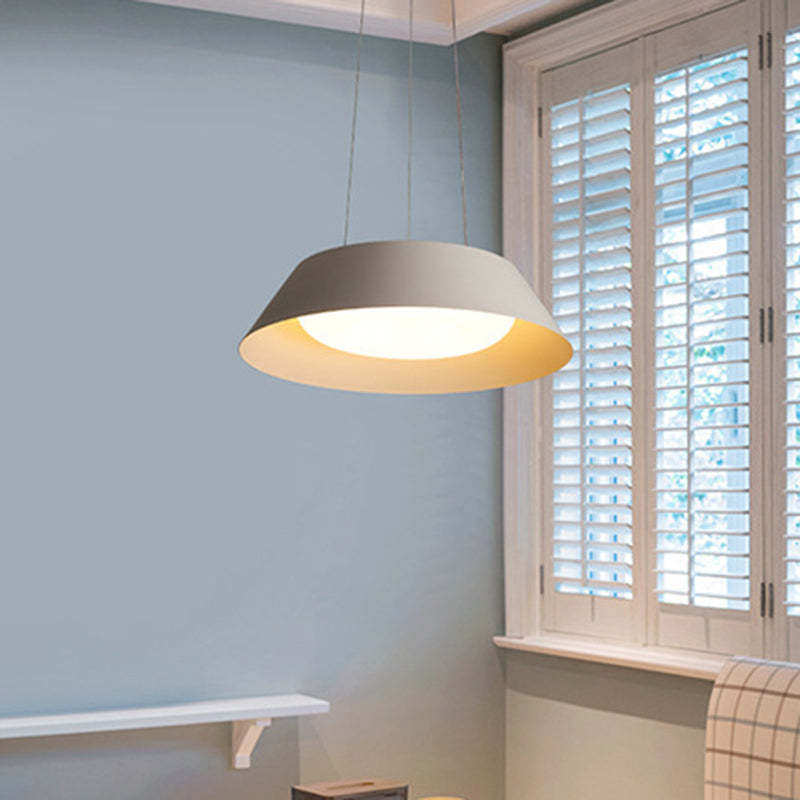 Modern Bowl Round Iron LED Chandelier