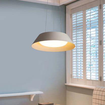 Modern Bowl Round Iron LED Chandelier