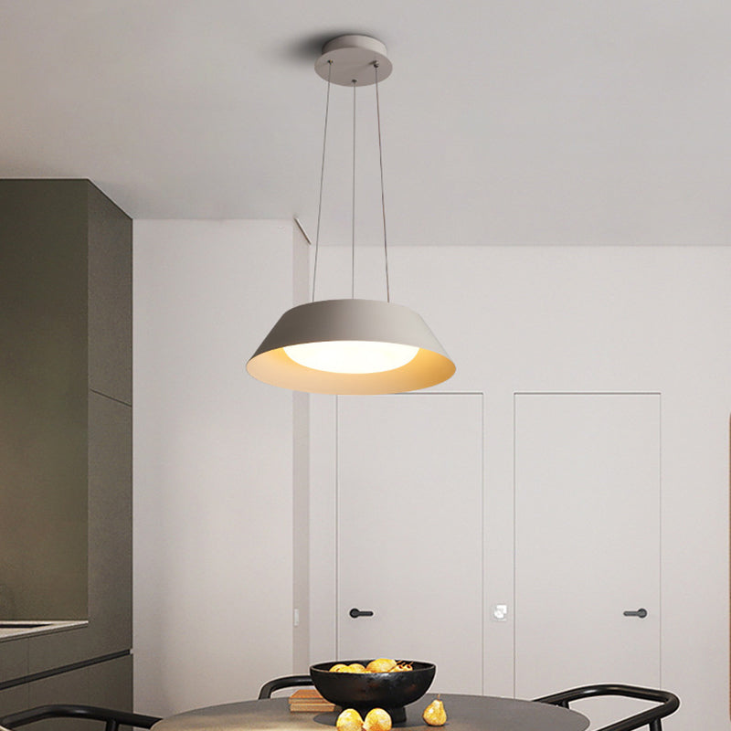Modern Bowl Round Iron LED Chandelier