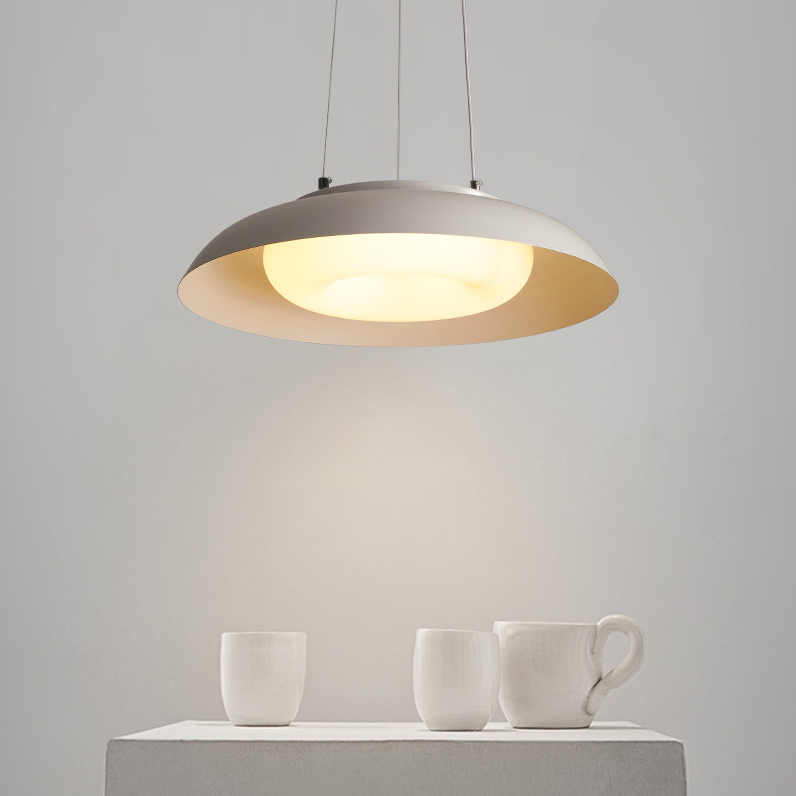 Modern Bowl Round Iron LED Chandelier