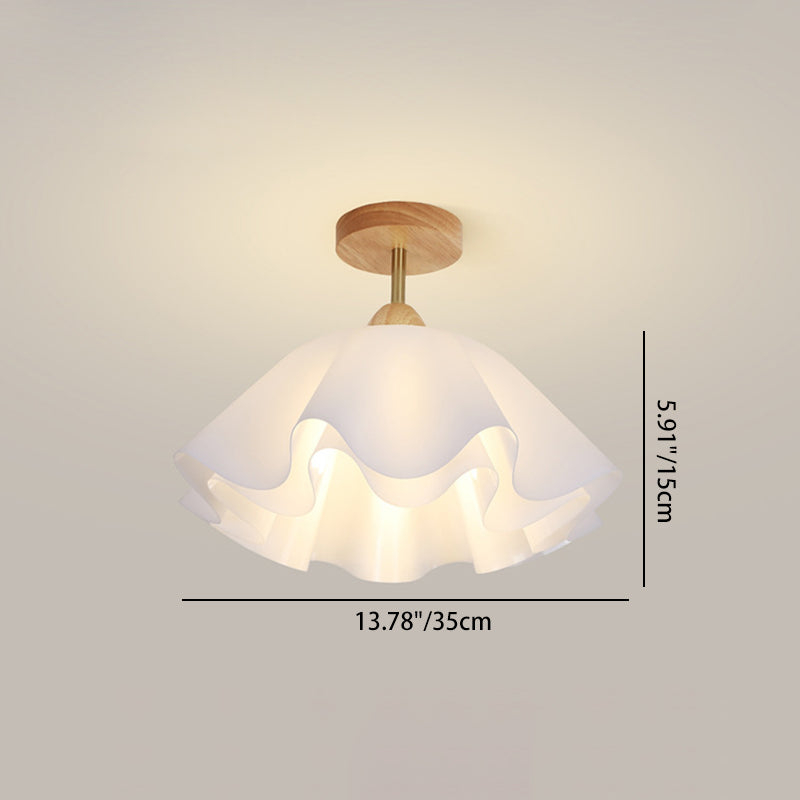 Minimalist Double Petal 1-Light Ceiling Light — 220V-240V For UK/AU