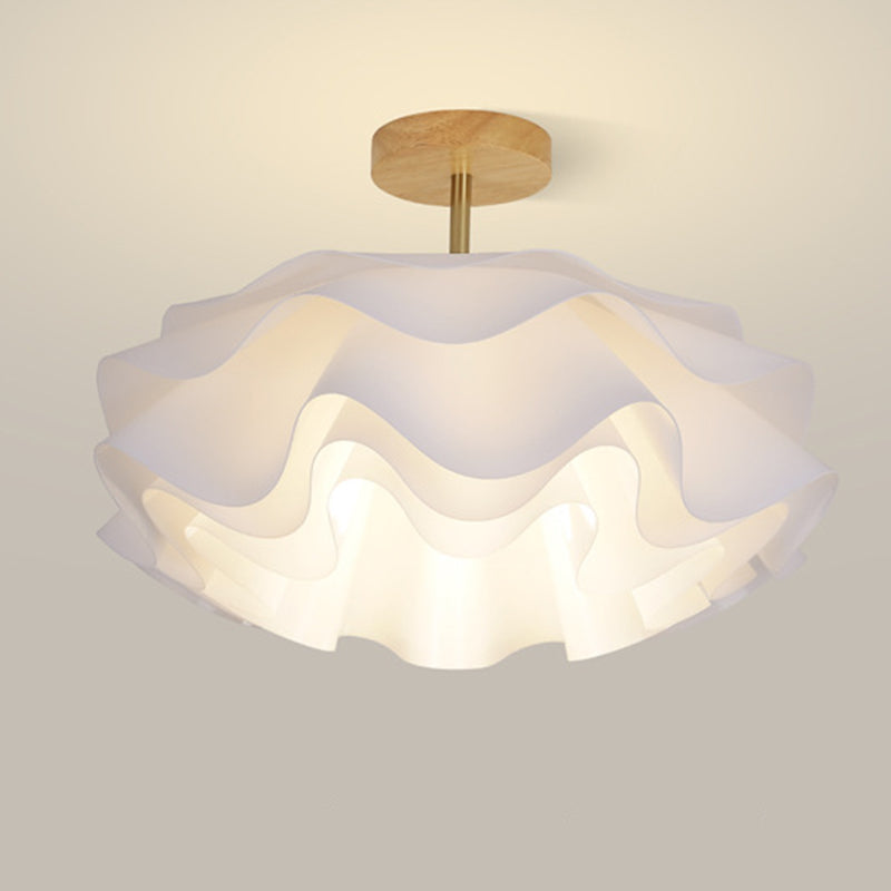 Minimalist Double Petal 1-Light Ceiling Light