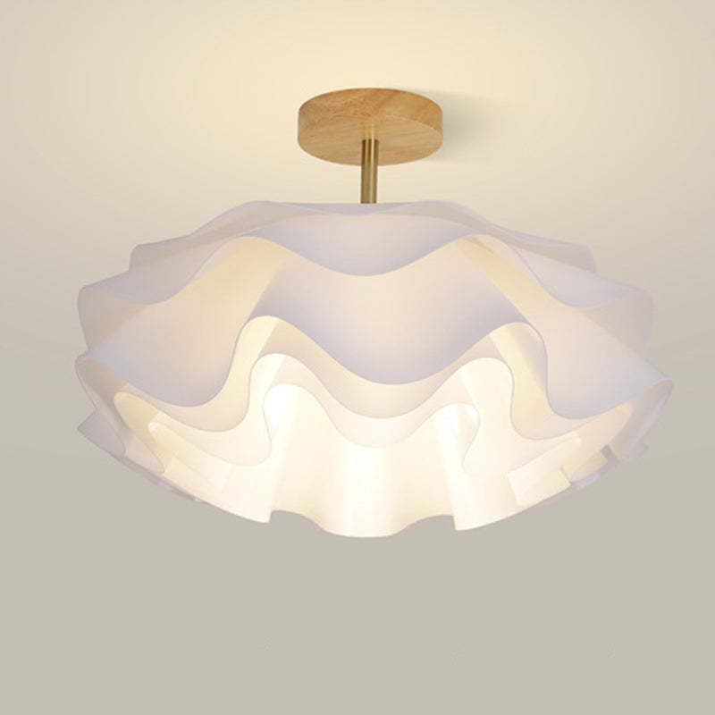 Minimalist Double Petal 1-Light Ceiling Light