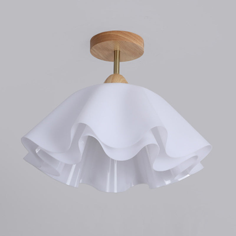 Minimalist Double Petal 1-Light Ceiling Light