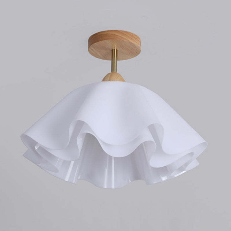 Minimalist Double Petal 1-Light Ceiling Light