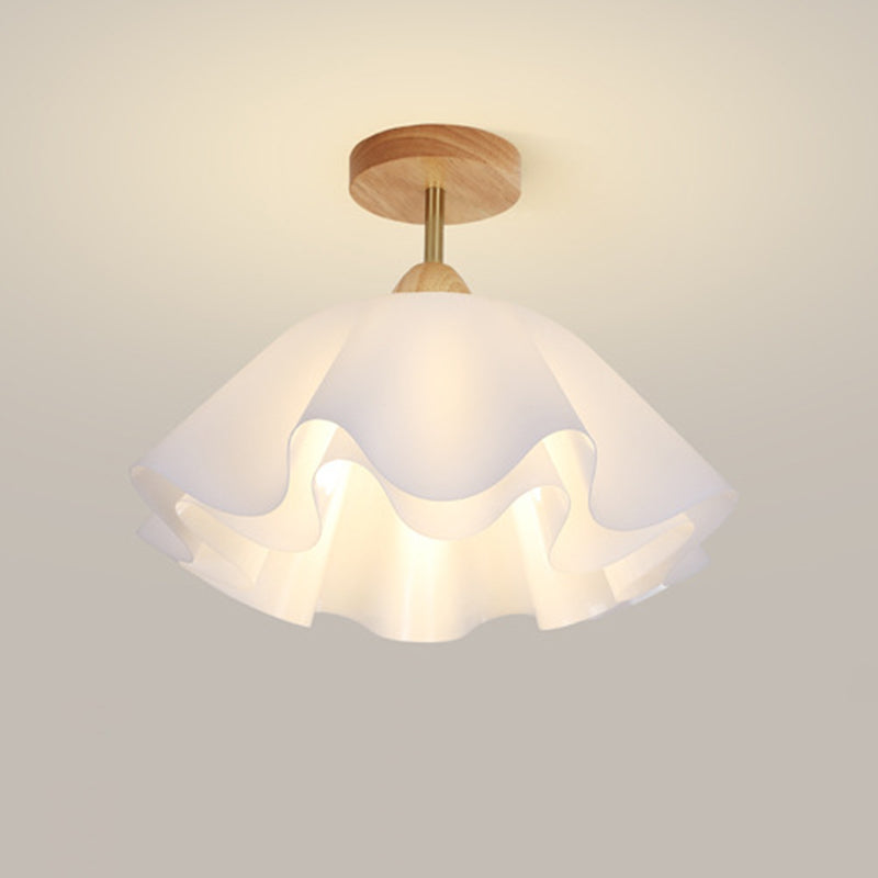 Minimalist Double Petal 1-Light Ceiling Light