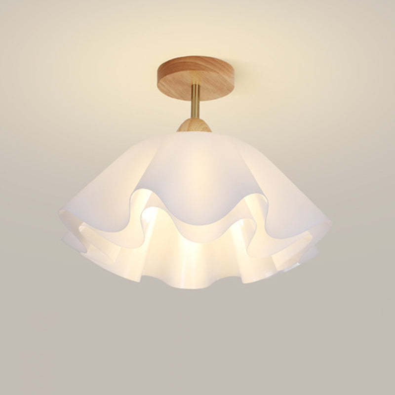 Minimalist Double Petal 1-Light Ceiling Light