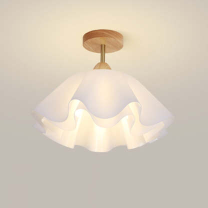 Minimalist Double Petal 1-Light Ceiling Light