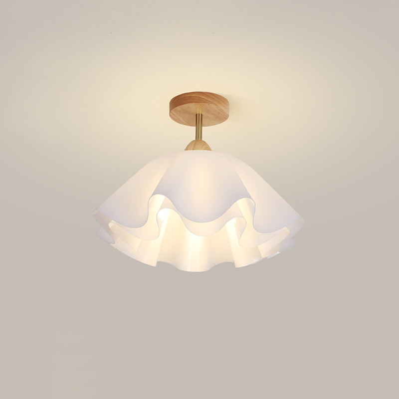 Minimalist Double Petal 1-Light Ceiling Light