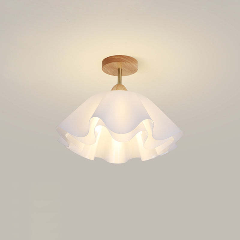 Minimalist Double Petal 1-Light Ceiling Light