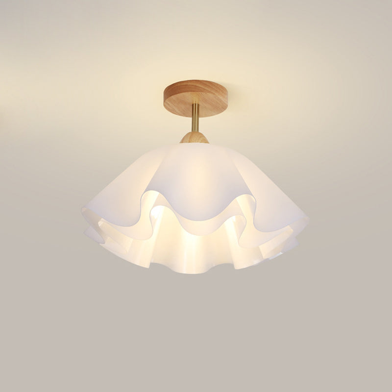 Minimalist Double Petal 1-Light Ceiling Light