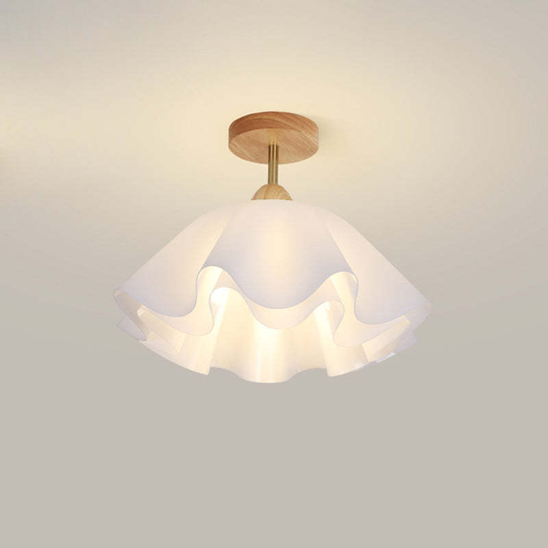 Minimalist Double Petal 1-Light Ceiling Light