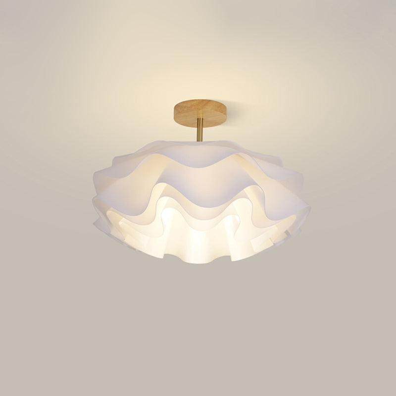 Minimalist Double Petal 1-Light Ceiling Light