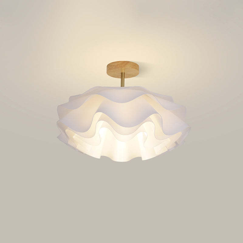 Minimalist Double Petal 1-Light Ceiling Light
