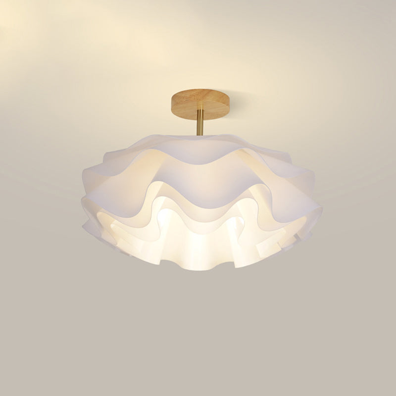 Minimalist Double Petal 1-Light Ceiling Light