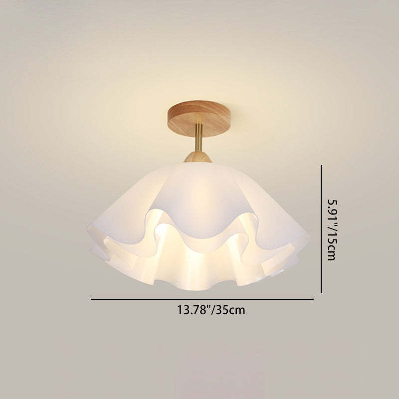 Minimalist Double Petal 1-Light Ceiling Light — 220V-240V For UK/AU