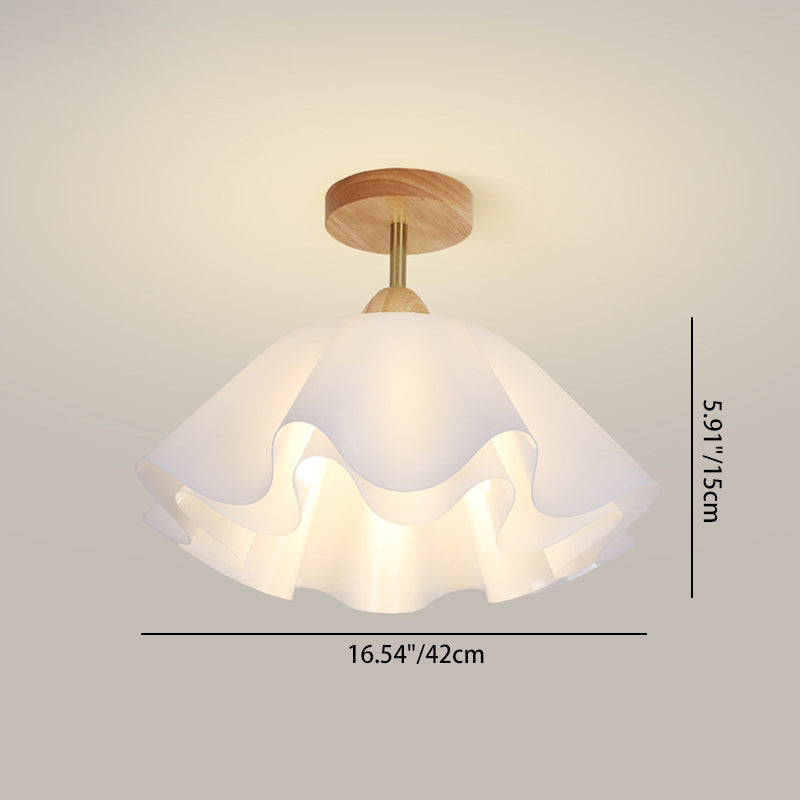 Minimalist Double Petal 1-Light Ceiling Light — 110V-120V For US/CA