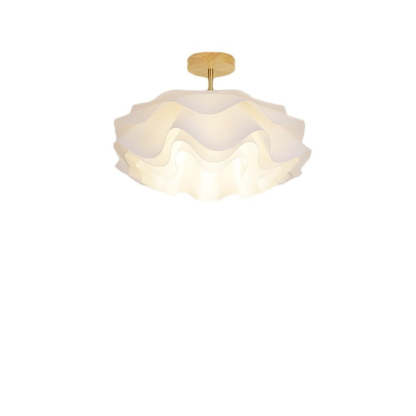 Minimalist Double Petal 1-Light Ceiling Light