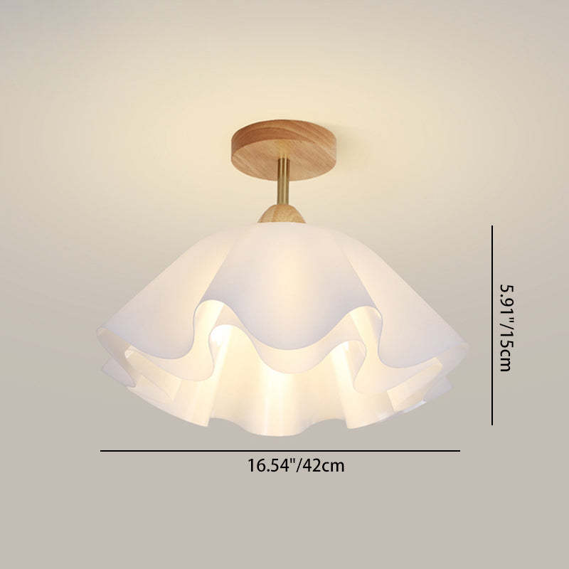 Minimalist Double Petal 1-Light Ceiling Light — 110V-120V For US/CA