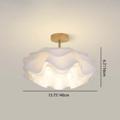 Minimalist Double Petal 1-Light Ceiling Light — 220V-240V For UK/AU