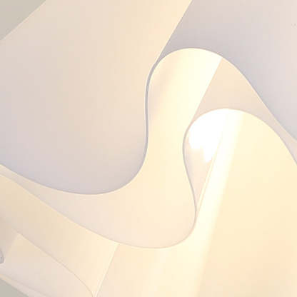 Minimalist Double Petal 1-Light Ceiling Light