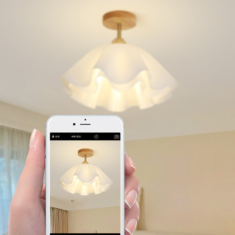 Minimalist Double Petal 1-Light Ceiling Light