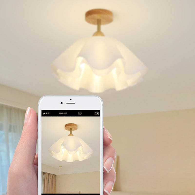 Minimalist Double Petal 1-Light Ceiling Light