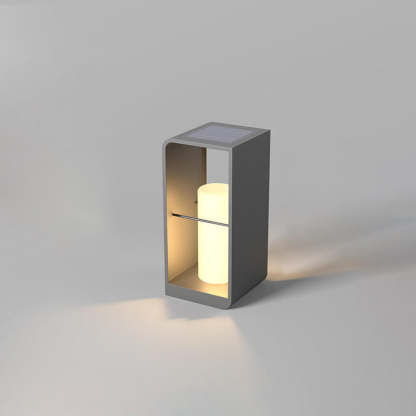 Minimalist Rectangle Cylinder Solar LED Light