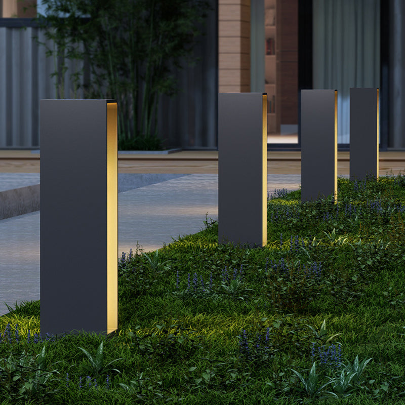 Minimalist Rectangle Cylinder Solar LED Light