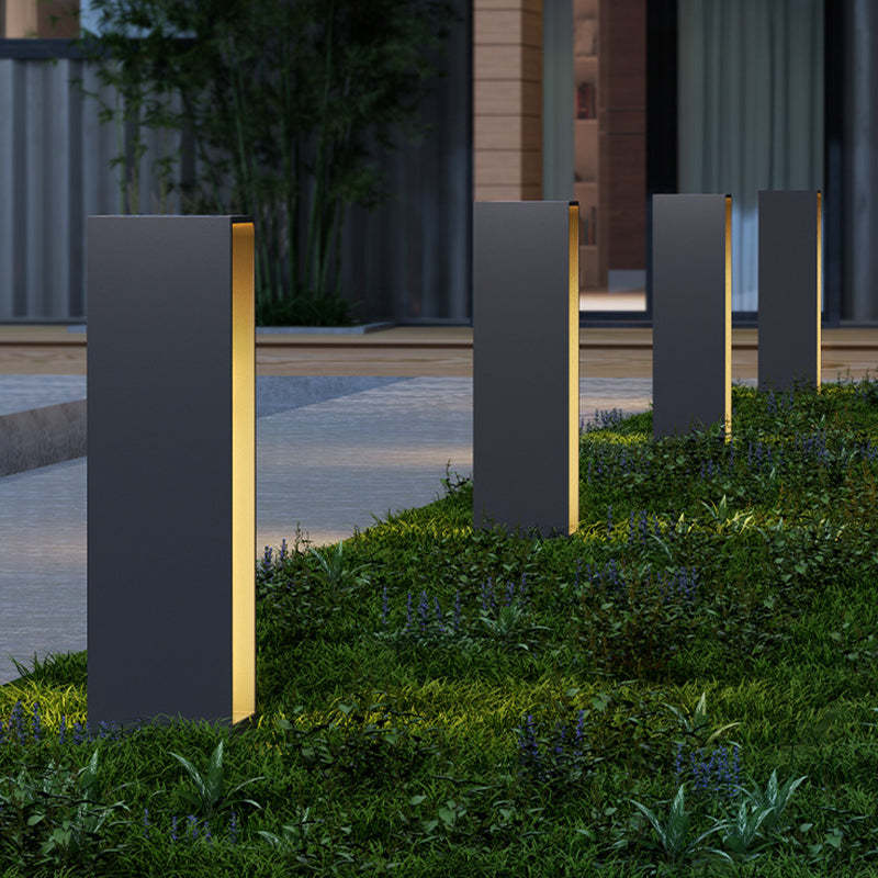 Minimalist Rectangle Cylinder Solar LED Light