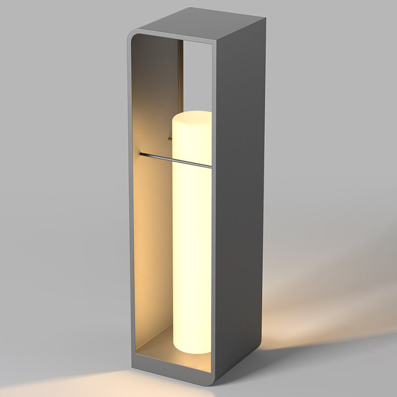 Minimalist Rectangle Cylinder Solar LED Light