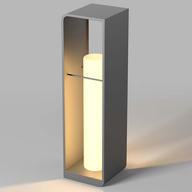 Minimalist Rectangle Cylinder Solar LED Light
