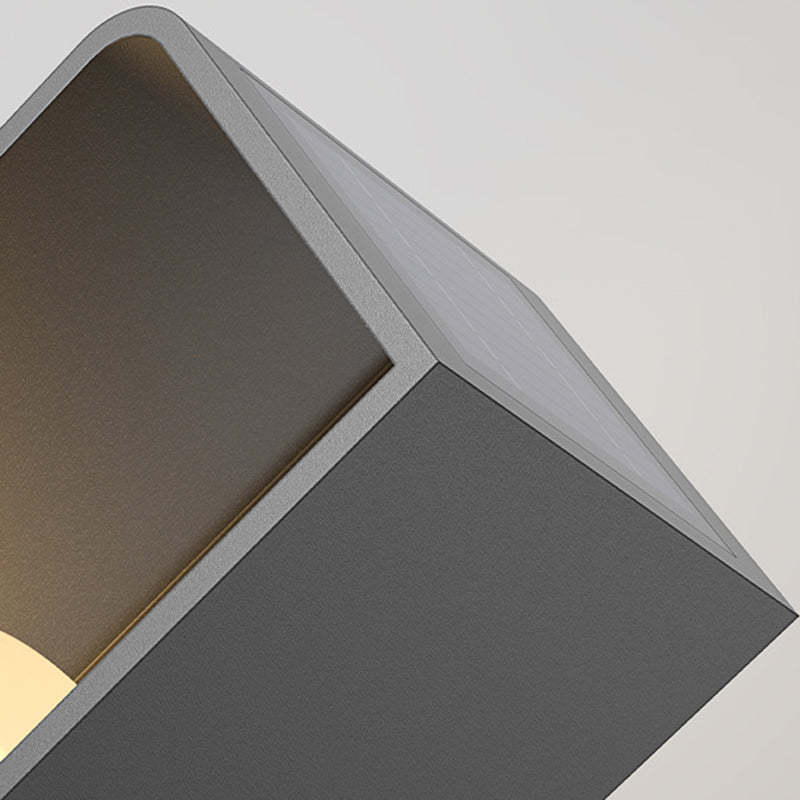 Minimalist Rectangle Cylinder Solar LED Light