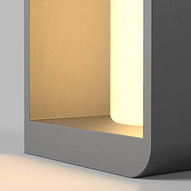 Minimalist Rectangle Cylinder Solar LED Light