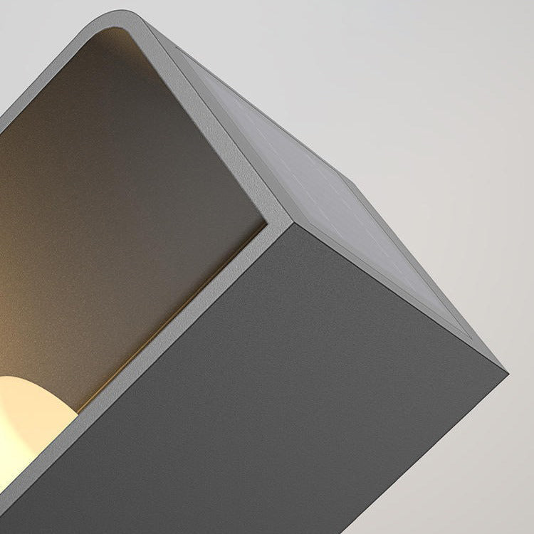 Minimalist Rectangle Cylinder Solar LED Light
