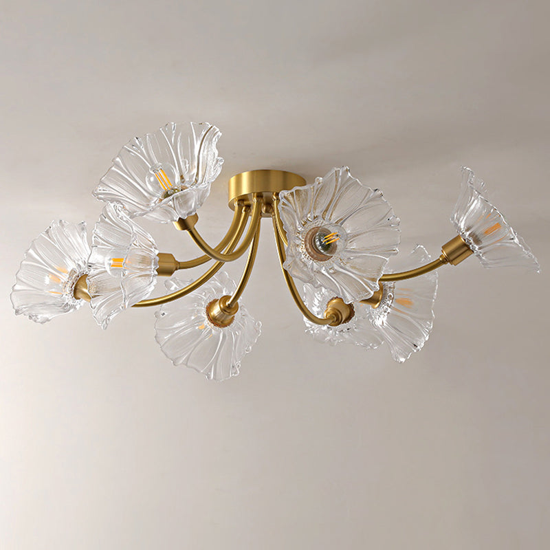 Vintage Glass Branch 3/5/8-Light Ceiling Light