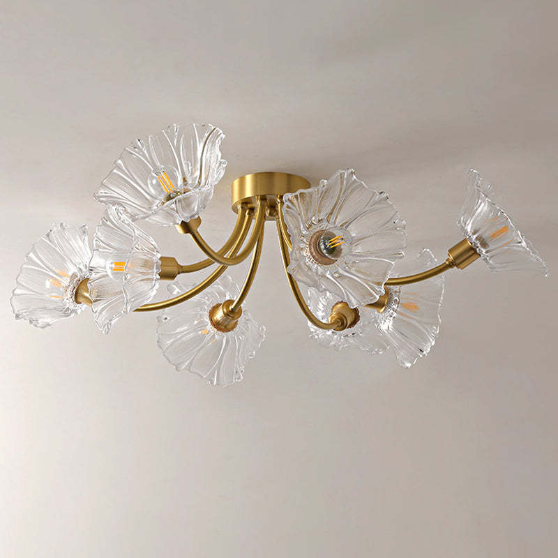 Vintage Glass Branch 3/5/8-Light Ceiling Light