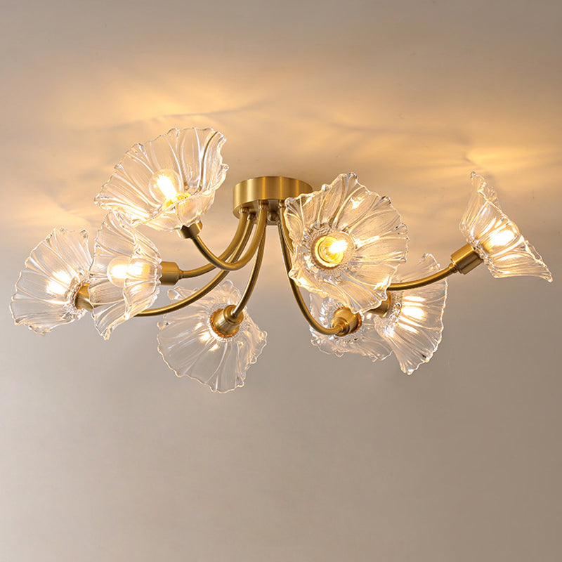 Vintage Glass Branch 3/5/8-Light Ceiling Light